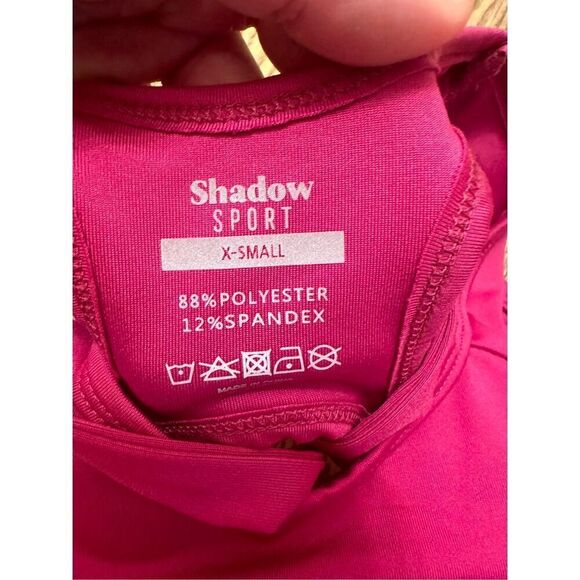 Shadow Sport Pink Sports Bra With Removable Cups Size XS New - Picture 3 of 4